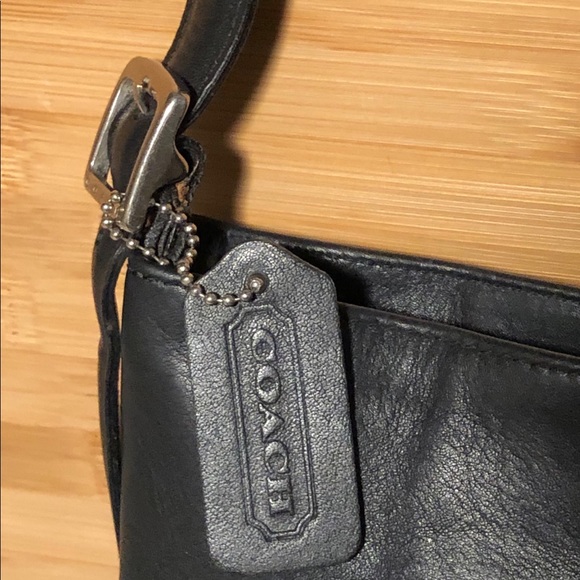 🖤VINTAGE COACH LEATHER PURSE, EUC, CLASSIC BLACK - Picture 7 of 8